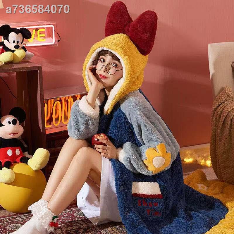 Bộ đồ ngủ dài tay thời trang mùa thu đông dành cho nữ | BigBuy360 - bigbuy360.vn