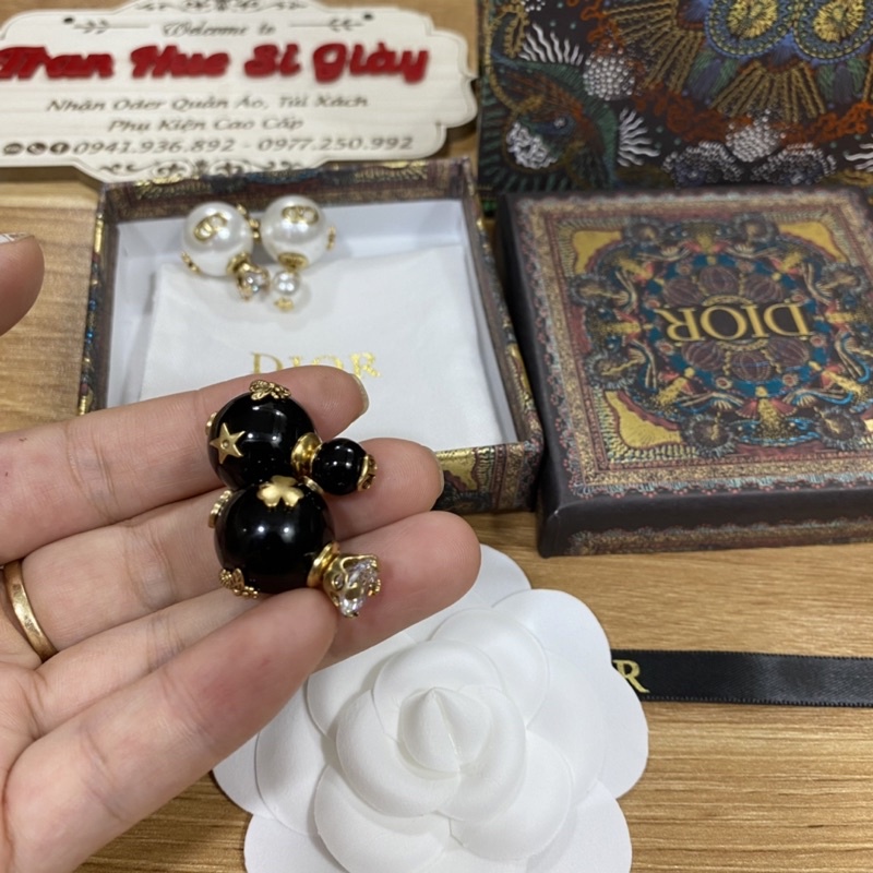 Bông tai cao cấp Dior