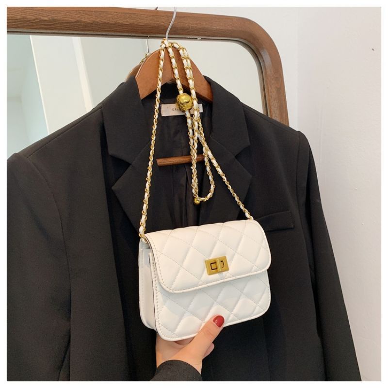 Túi Xách Nữ Đeo Chéo Thời Trang Đẹp Vân Ô Trám Size 18 - TDC 206