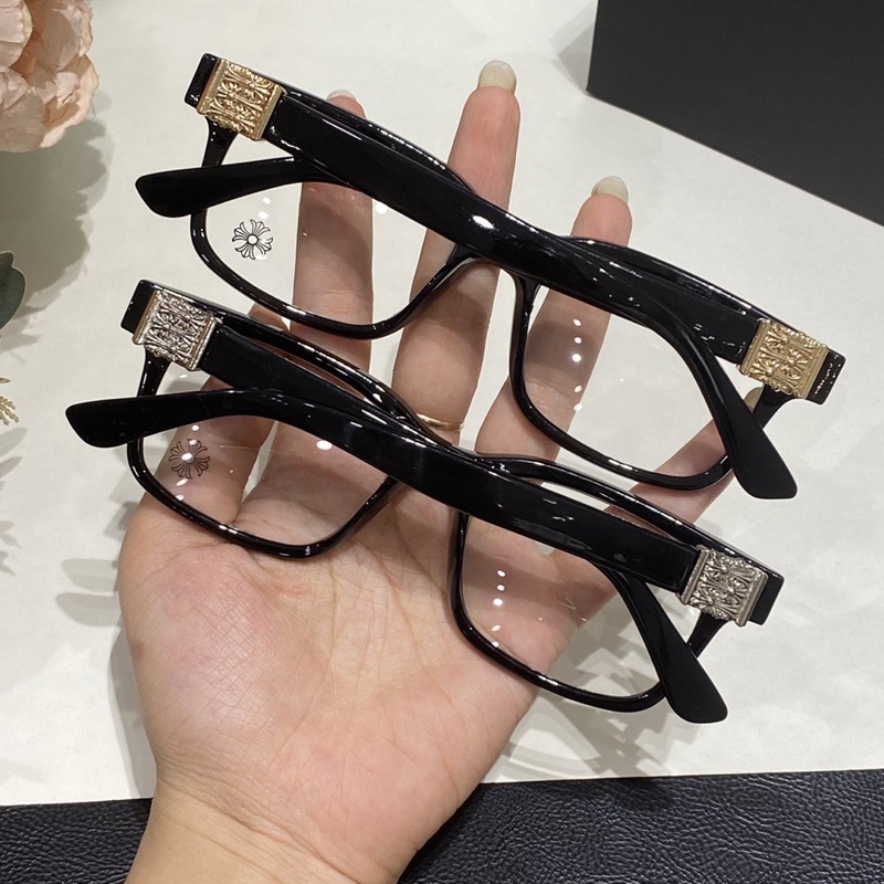 Kính mát CHROME HEART 2 màu vàng bạc phiên bản cao cấp,kiểu dáng unisex.Gọng kính mắt thời trang 2022