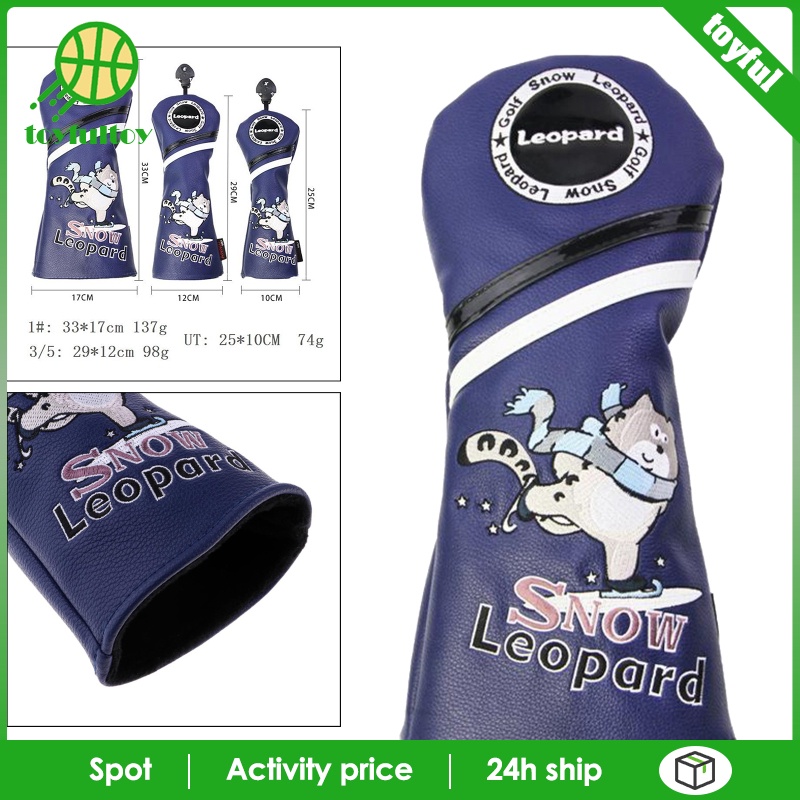 Vỏ Bọc Đầu Gậy Đánh Golf Bằng Gỗ Chất Lượng Cao Nhãn Dán Bảo Vệ Thẻ Tiện Dụng