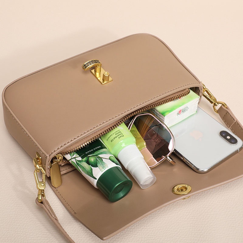 Túi đeo 1 bên vai IELGY kết cấu đa năng phong cách Niche phương Tây chất lượng cao dành cho nữ