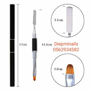 Cọ đắp gel 2 đầu. Cọ đắp gel 2 đầu loại tốt. 1 đầu là cọ lấy gel nhỏ đẹp