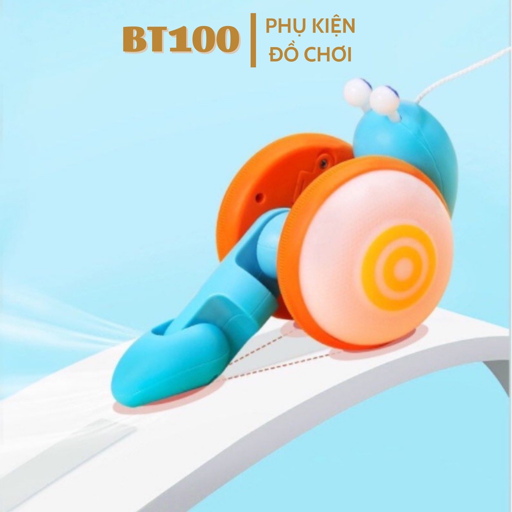 Đồ chơi trung thu ốc sên phát sáng có dây kéo cho bé - đc13