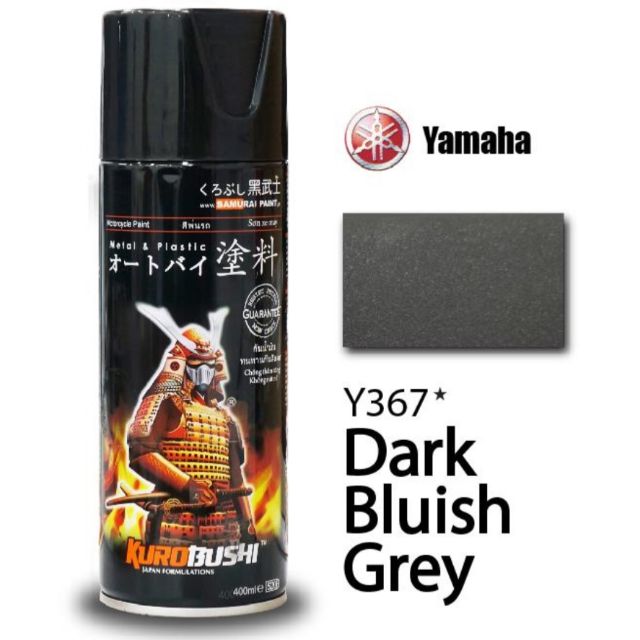 Y367 _ Chai sơn xịt sơn xe máy Samurai Y367- màu xám đậm Dark Bluish Grey Yamaha