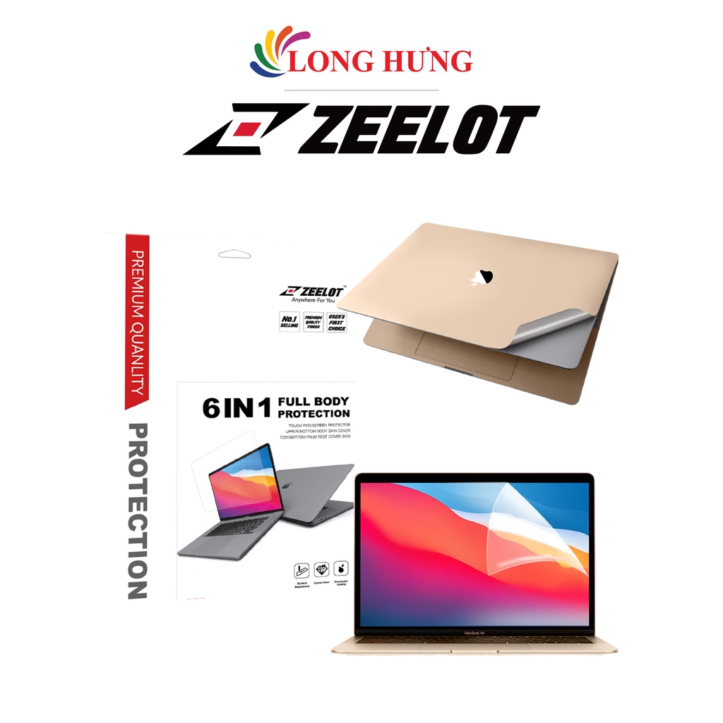 Dán màn hình 6-IN-1 Zeelot Macbook Pro 13 inch A2289 A2338 thumbnail