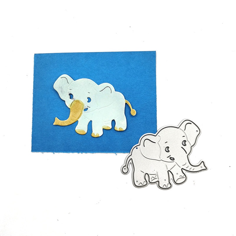 K1847 - Khuôn Kim Loại Cắt Hình Con Voi