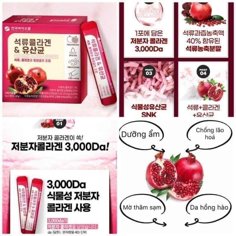 𝐂𝐎𝐋𝐋𝐀𝐆𝐄𝐍 𝐋𝐔̛̣𝐔 ĐỎ HÀN QUỐC- có bill | Thế Giới Skin Care