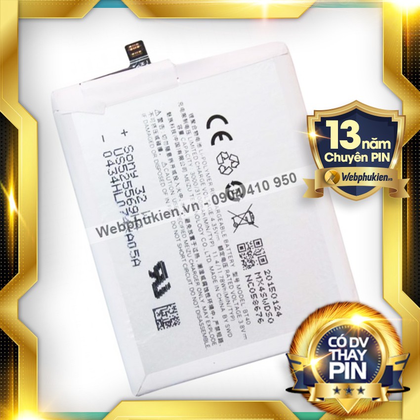 Pin zin cho Meizu MX4 (BT40) - 3100mAh