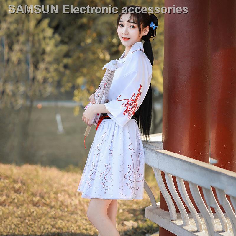 Trang phục hán phục cách tân phong cách Trung Hoa cổ điển thời trang mùa hè cho nữ | BigBuy360 - bigbuy360.vn
