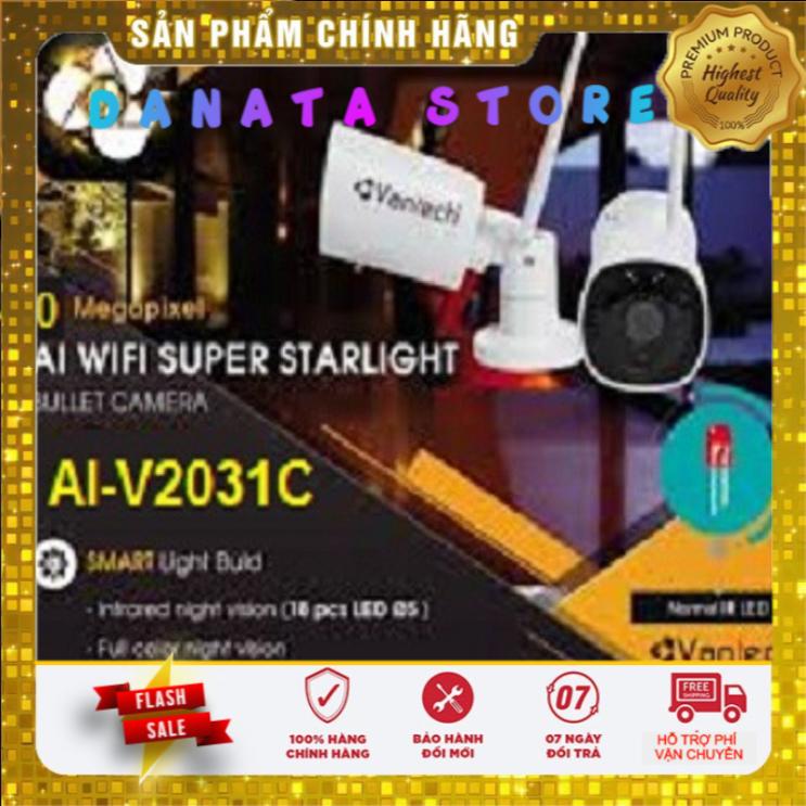 Camera IP AI Wifi 4MP VANTECH AI-V2031C dễ dàng xem camera qua điện thoại-Hàng Chính hãng