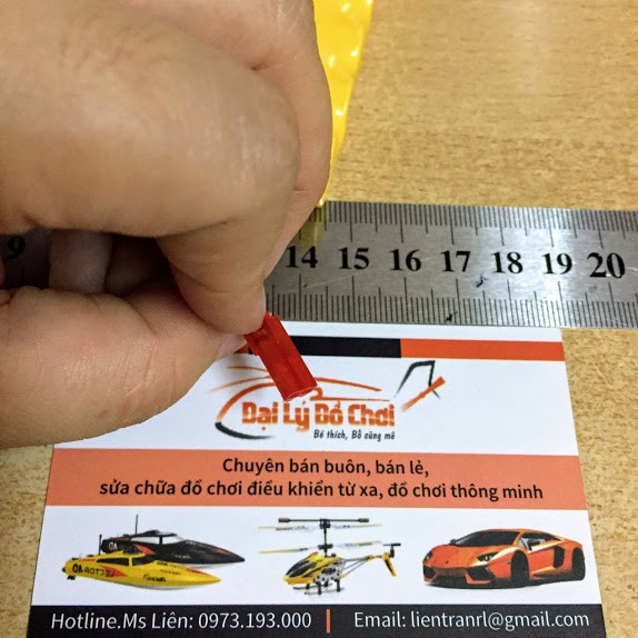Pin sạc 7.2V dung lượng 400mAh chân đỏ JST