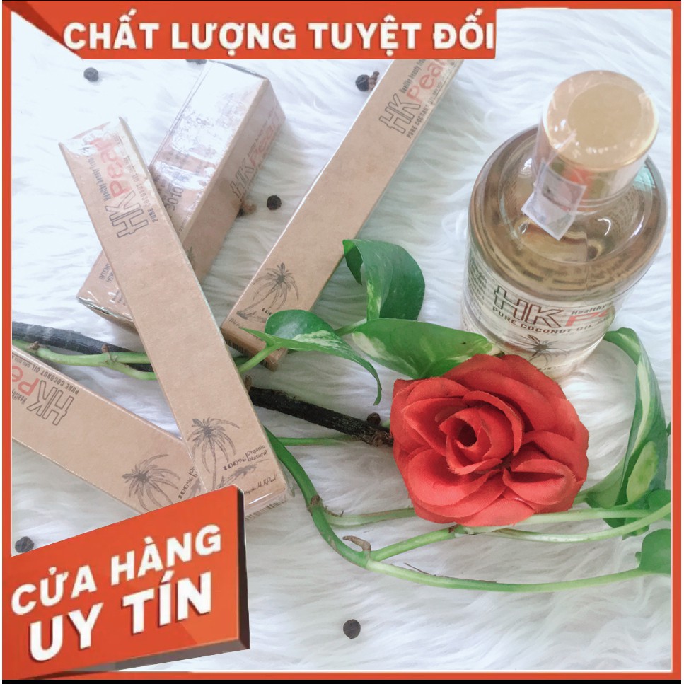 COMBO DẦU DỪA NGUYÊN CHẤT HKPEARL (Lips+Mascara+ Lọ chăm sóc da 100ml)