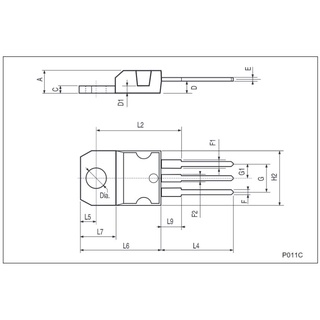 Transistor TIP42, TIP42C / PNP / Linh Kiện Điện Tử