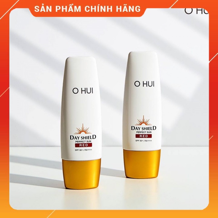 combo 10 gói kem chống nắng chống nhăn ohui perfect red SPF 50+/PA+++