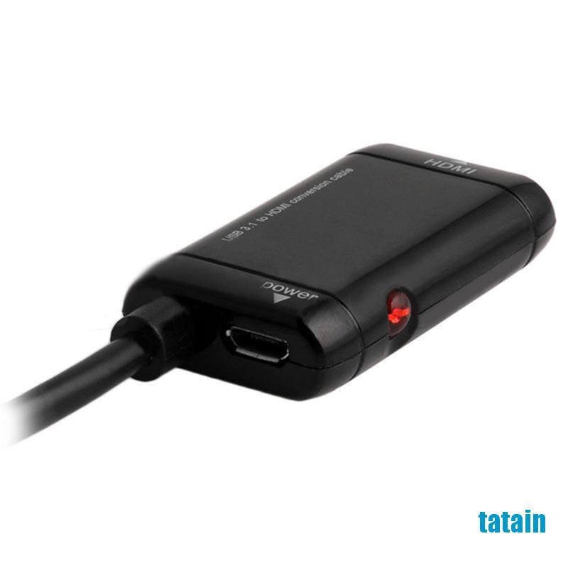Dây cáp chuyển đổi Usb-C sang Hdmi Usb 3.1 Mhl cho điện thoại/ máy tính bảng Android