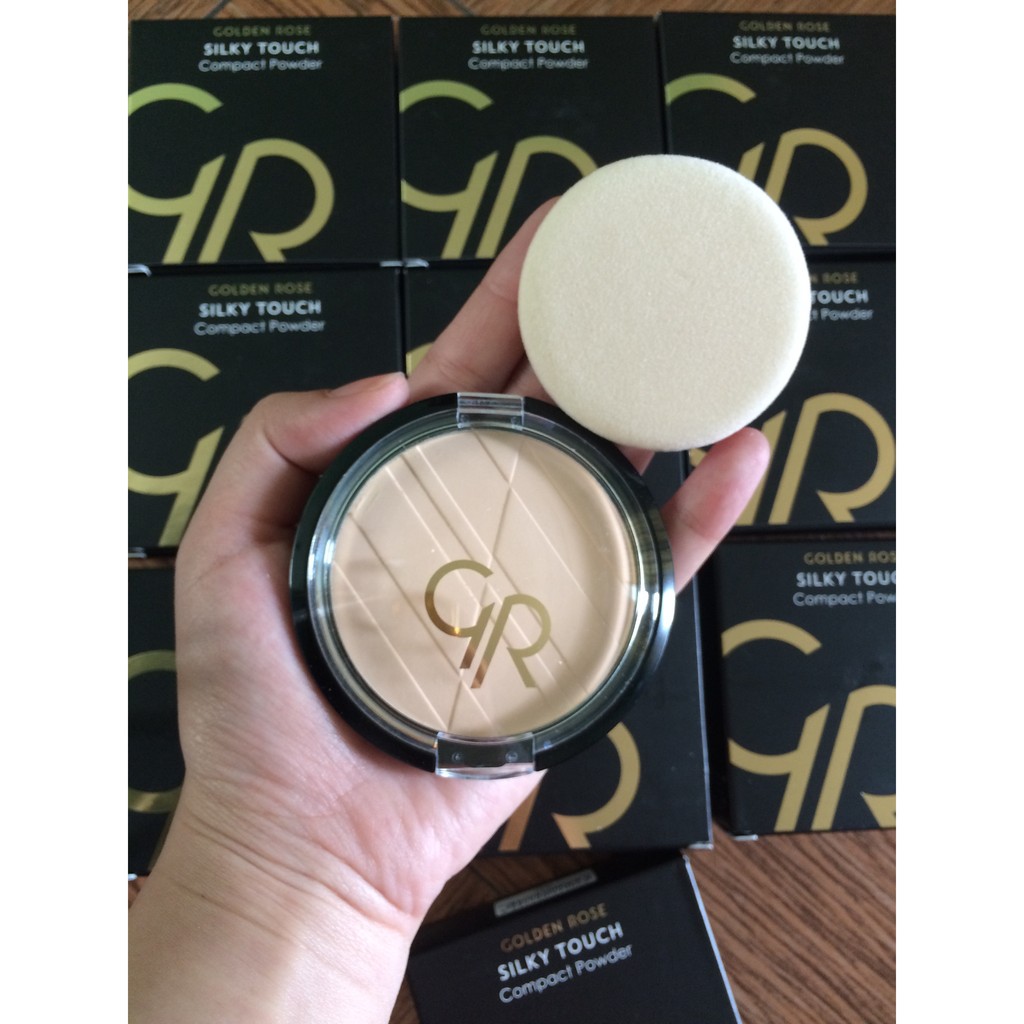 Phấn phủ nén Golden rose silky touch compact powder
