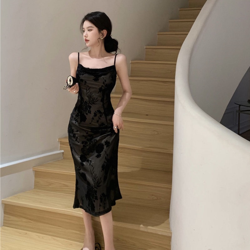 Đầm Không Tay Phối Ren Thời Trang Dành Cho Nữ