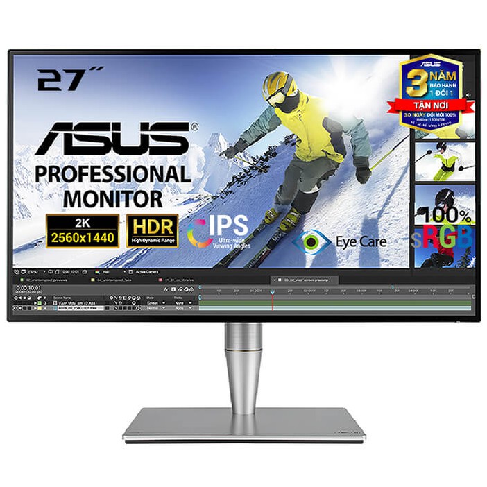 Màn Hình Chuyên Đồ Họa ASUS ProArt PA27AC 27&quot; 2K IPS HDR10 100% sRGB Hàng Chính Hãng