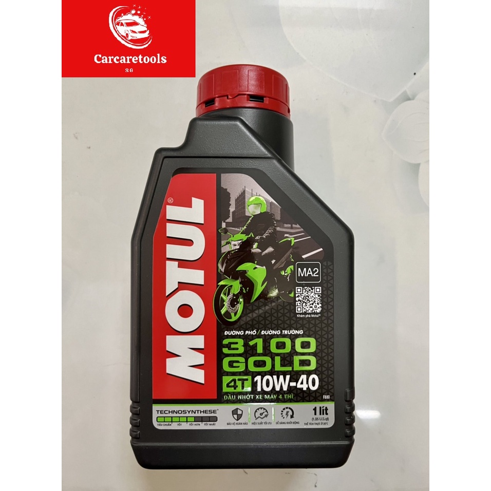 Nhớt xe số Motul 3100 gold - Chai 1 lít mẫu mới