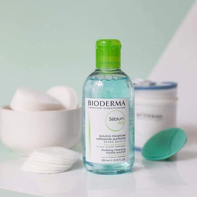 Bioderma - Nước tẩy trang công nghệ Micellar Bioderma Sebium H2O 500ml - cho da hỗn hợp dầu mụn