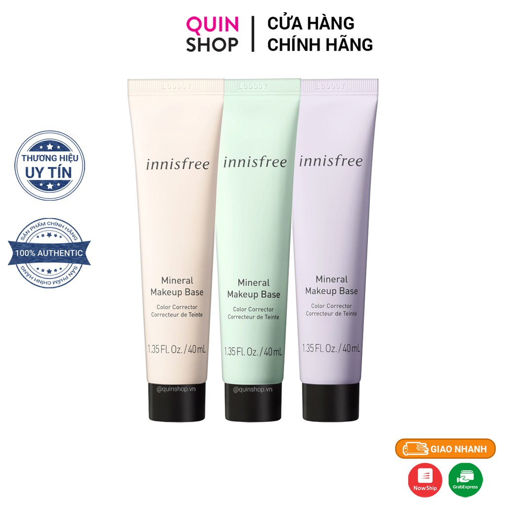 Kem Lót Hiệu Chỉnh Màu Da Innisfree Mineral Makeup Base