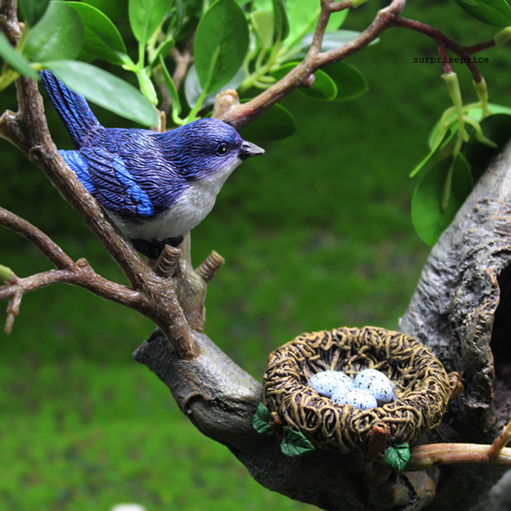 Mô hình tổ chim/chú chim xinh xắn trang trí đẹp mắt