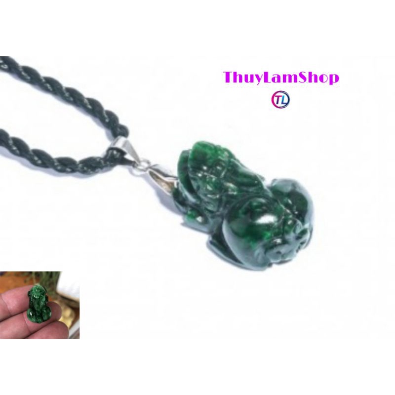 Vòng cổ tỳ hưu đá NC Thạch chế tác thủ công tự nhiên kích hoạt cung tài lộc