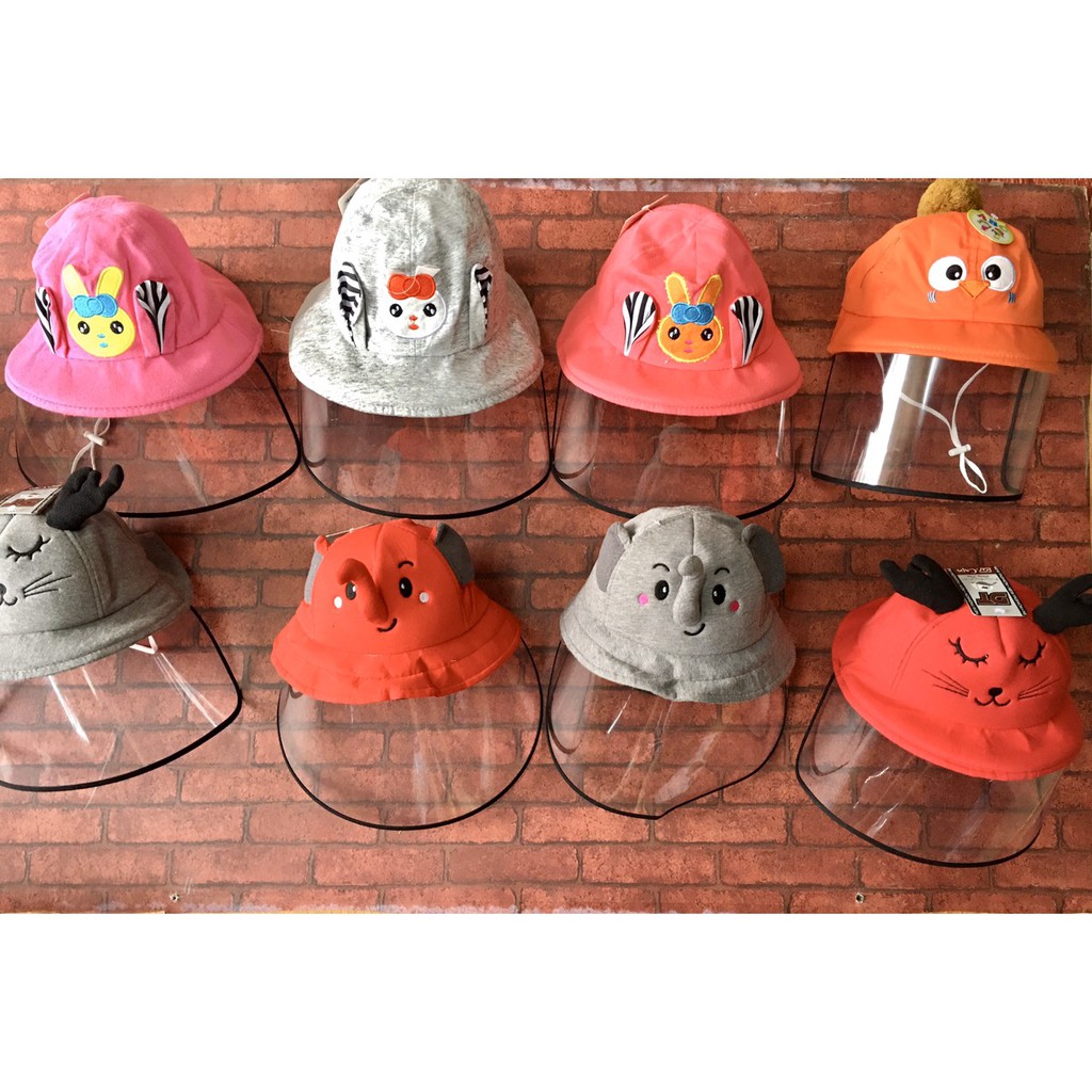 MŨ siêu kute có kính chắn phòng chống bụi, dịch bệnh - mu