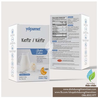 [NEW] Men Kefir Làm Sữa Chua Yogourmet Kefir Starter, 6 gói/ hộp
