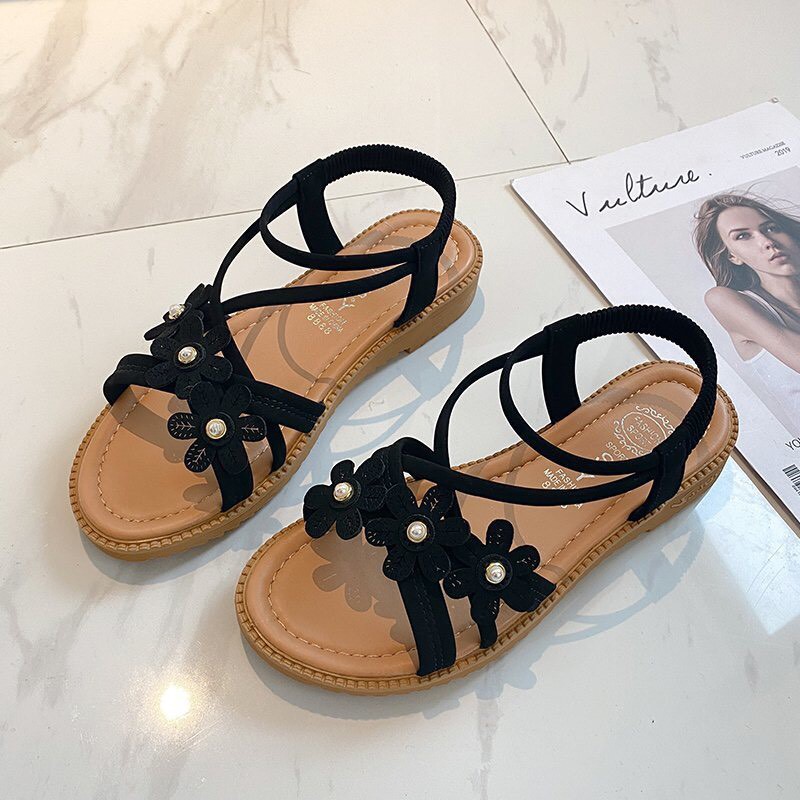 Sandal nữ thời trang ⚡️Kèm ảnh thật ⚡️ đế cao su non đi bền, êm chân, Dép quai hậu nữ đi học, đi làm, đi chơi