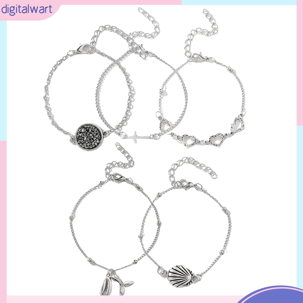 Set 5 Lắc Tay Thời Trang Cho Nữ