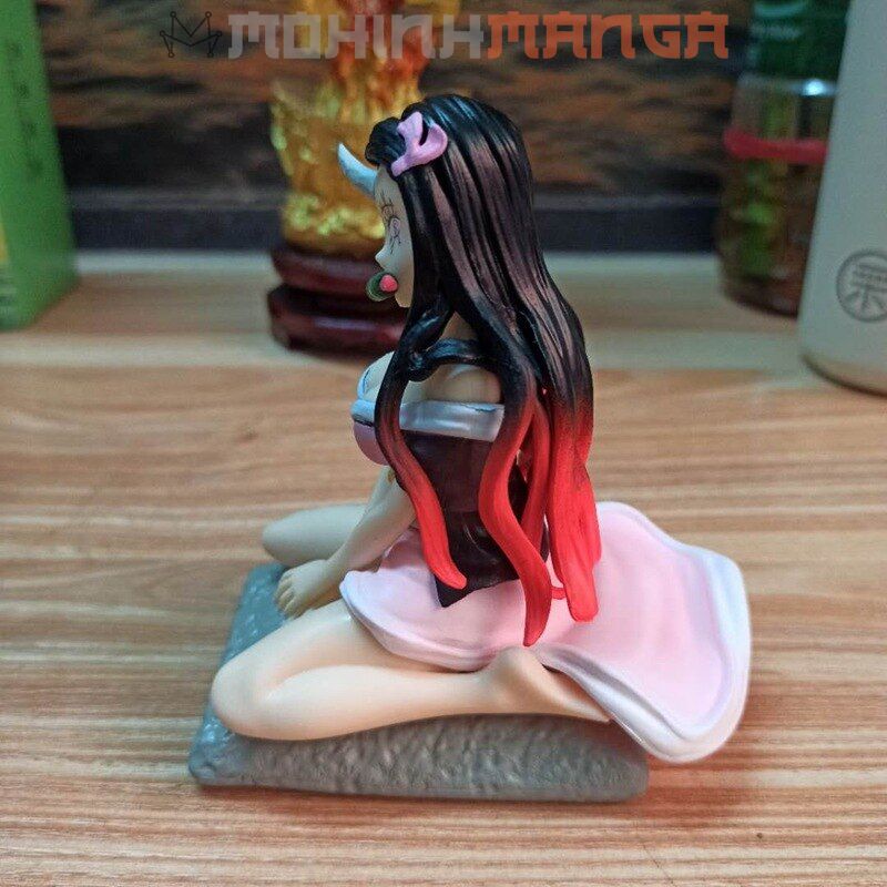 [CÓ QUÀ TẶNG] Mô hình Nezuko Kamado ngồi (nhân vật em gái Tanjiro) figure Kimetsu no Yaiba Thanh Gươm Diệt Quỷ Cứu Nhân