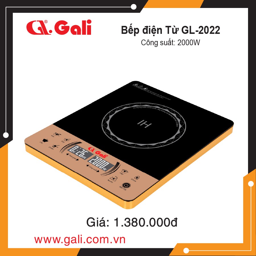 BẾP ĐIỆN TỪ GALI GL-2022