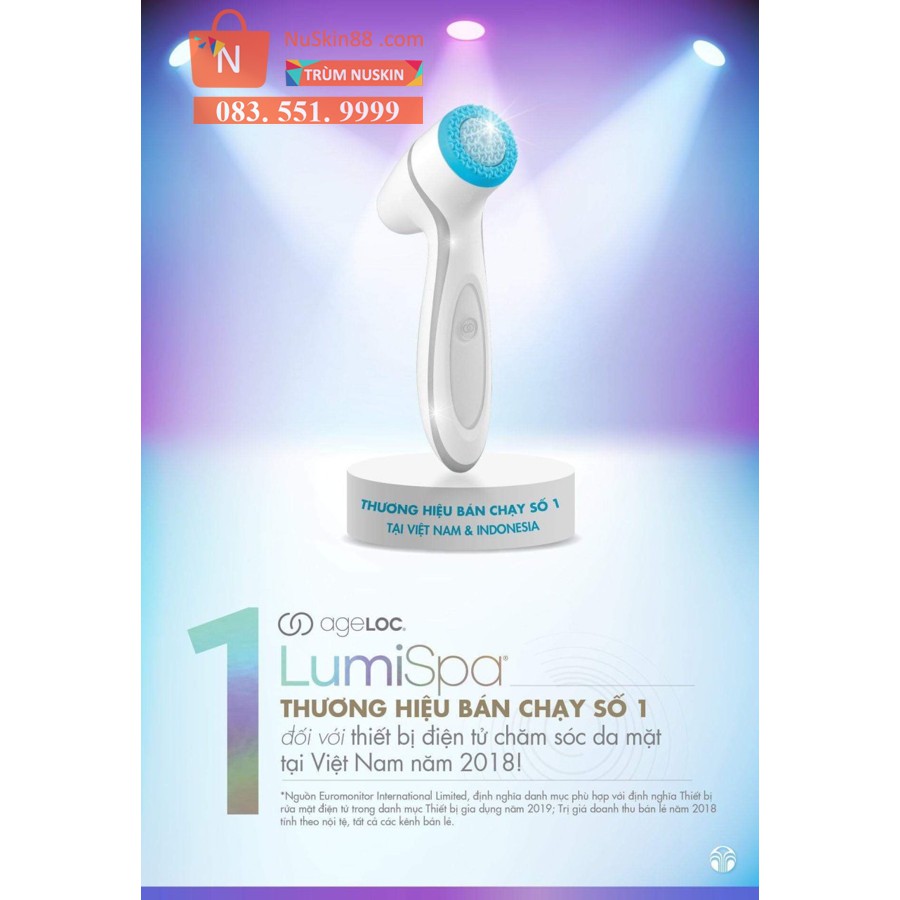 🔴 BH 2 năm Máy Rửa Mặt LumiSpa Nuskin Kèm Sữa Rửa Mặt (Hàng Công ty-Bảo Hành 1 Đổi 1) | BigBuy360 - bigbuy360.vn
