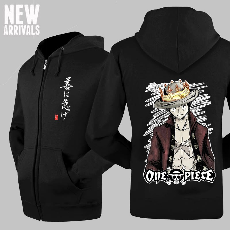 ONE PIECE Áo Hoodies Thời Trang 3d danh cho nam áo cực chất, tặng kèm bịt mặt