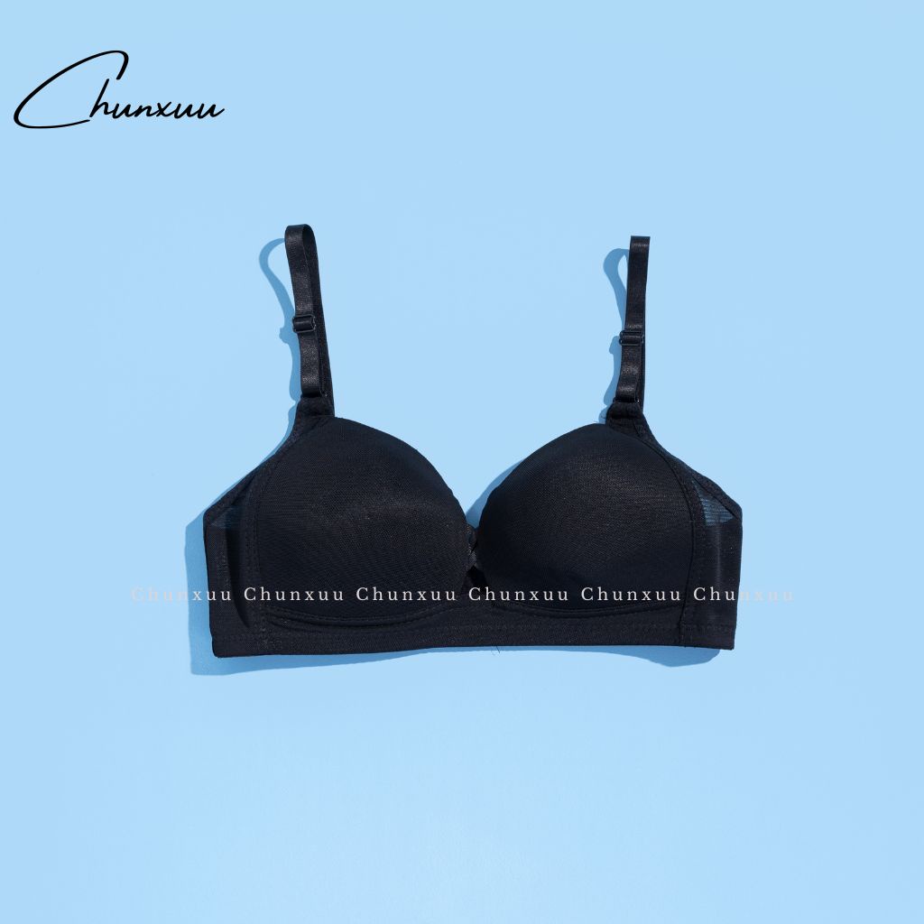 Áo lót ren không gọng đệm mỏng, thiết kế lỗ thoáng khí - CHUNXUU AV07