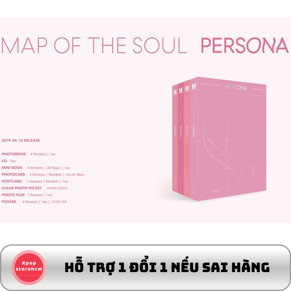 Album BTS PERSONA nguyên seal chính hãng