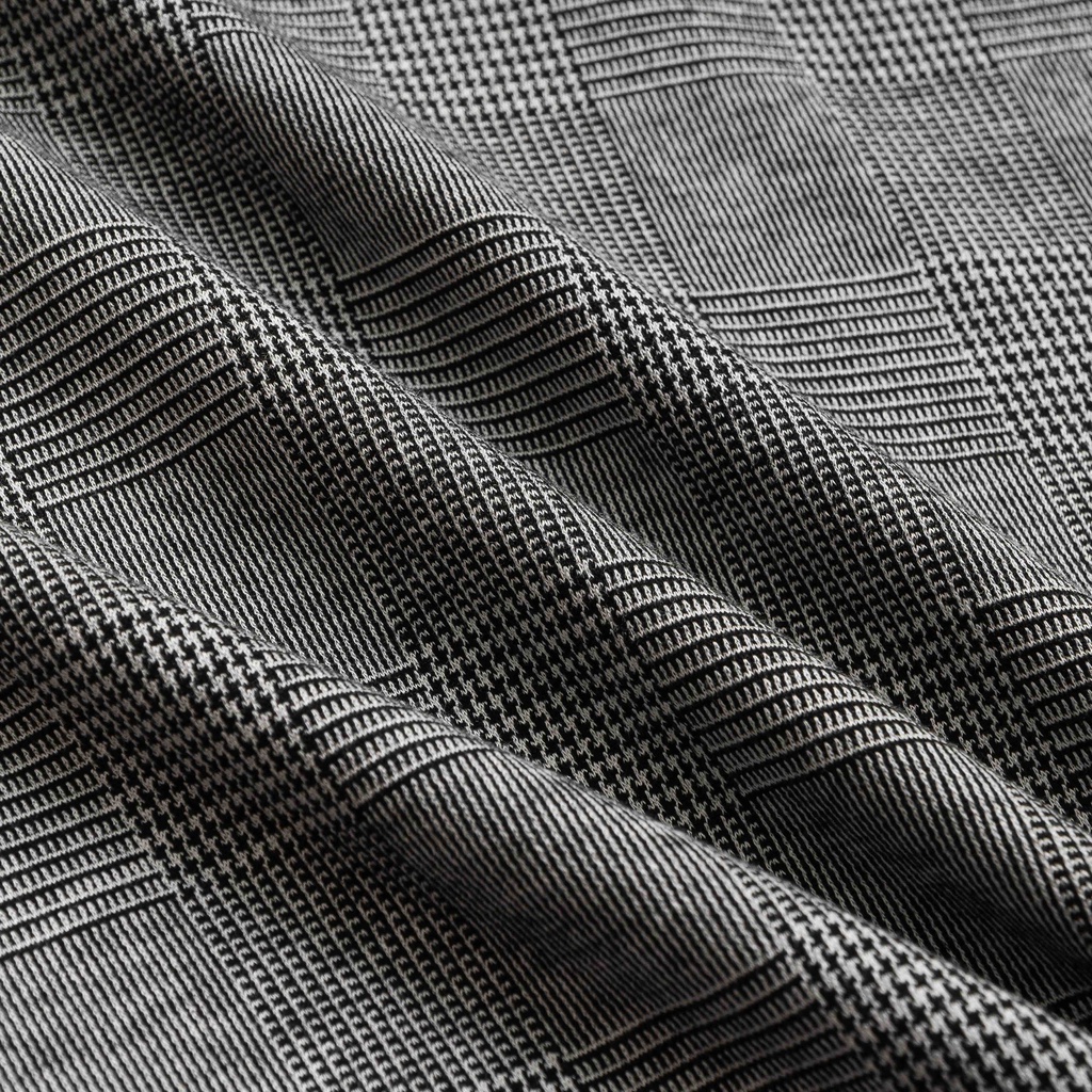 Áo thun polo nam caro cao cấp FORGUDS vải cotton len siêu xin, chuẩn form, thoáng mát - HUSSIO