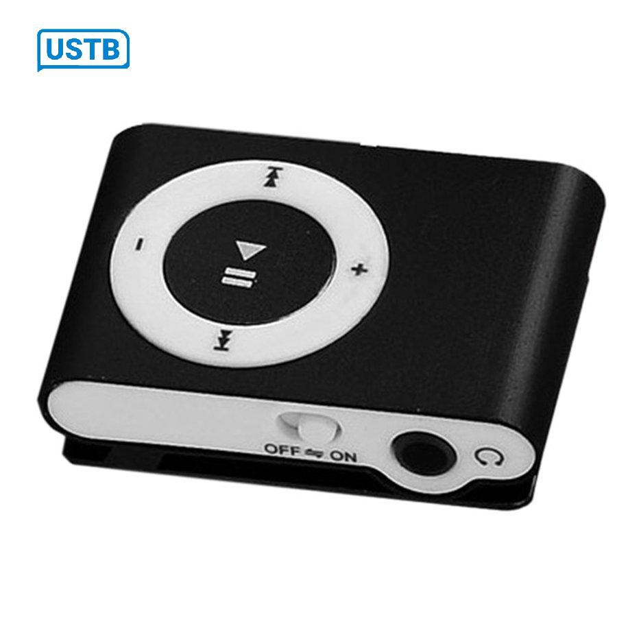 Máy nghe nhạc MP3 cao cấp có kẹp kim loại hỗ trợ thẻ nhớ Micro SD TF  / usb 2.0