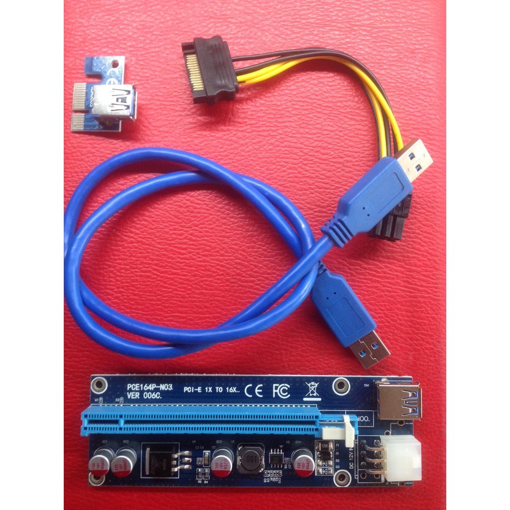 Bộ dây Riser hỗ trợ sửa chữa card màn hình - Mã PCE164P-N03