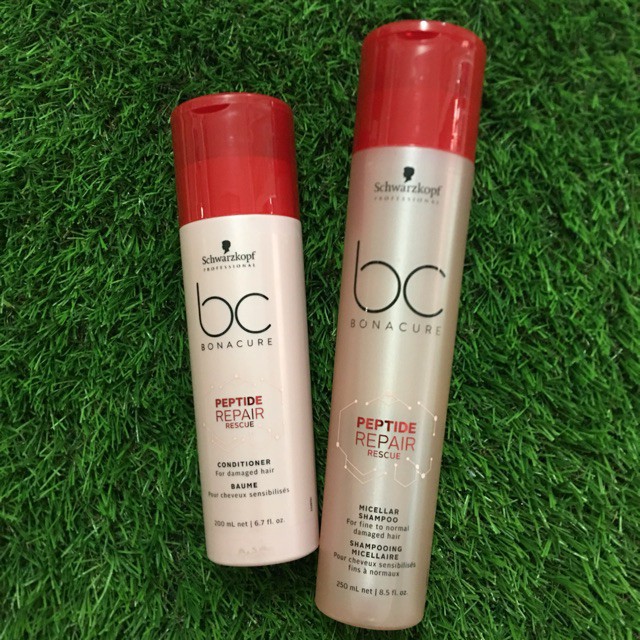 DẦU GỘI XẢ SCHWARZKOPF BC REPAIR RESCUE CHỮA TRỊ TÓC HƯ TỔN 250ML + 200ML