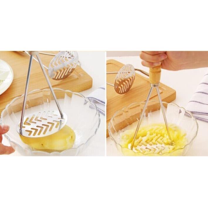 Dụng Cụ Nghiền Khoai Tây, Khoai Củ Bằng Thép Không Gỉ Đa Năng