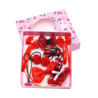 Set kẹp / cột tóc 12 món dễ thương cho bé