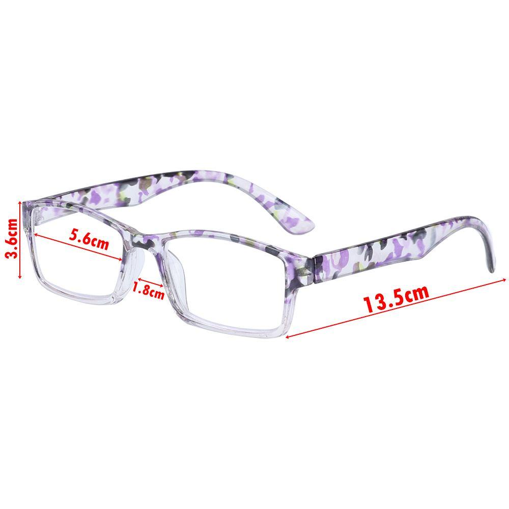 ESPO Kính Đọc Sách Bằng Nhựa Siêu Nhẹ In Họa Tiết Hoa Cho Nữ