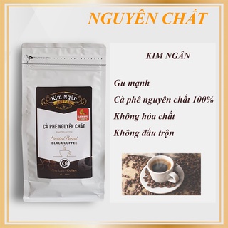 Cà phê nguyên chất rang mộc Kim Ngân cà phê pha phin cà phê đen cà phê Bảo lộc cà phê rang xay
