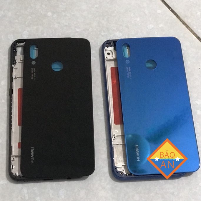 bộ vỏ huawei Nova 3E - gồm lưng ,sườn,phím,kính cameragồm sườn,lưng,phím