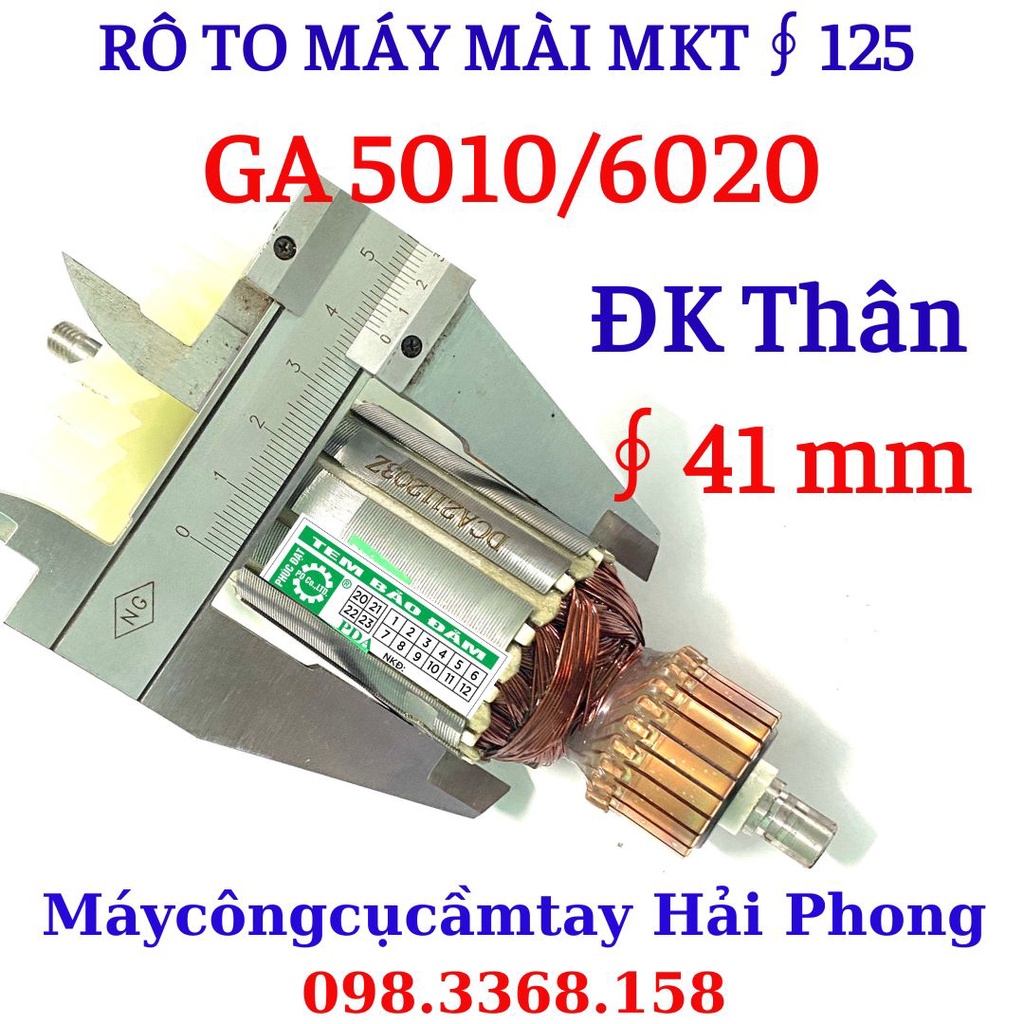 Rô To máy mài góc  Ma.ki.ta  Mod. GA5010 / GA6020   hiệu DCA / DCHH