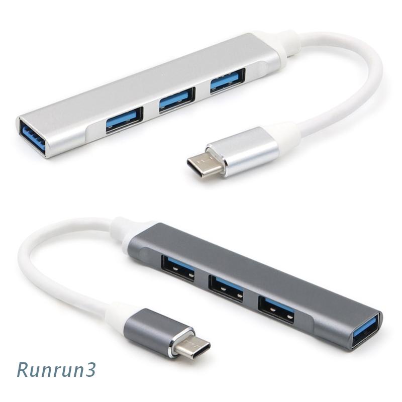 Bộ chia 4 cổng USB C sang 3 cổng USB 2.0 + USB 3.0 cho máy tính/điện thoại/máy tính&lt;br&gt;