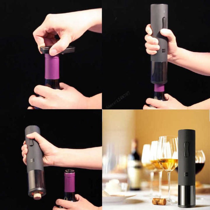 Sản Phẩm Máy mở nắp chai rượu vang tự động HES-008 .